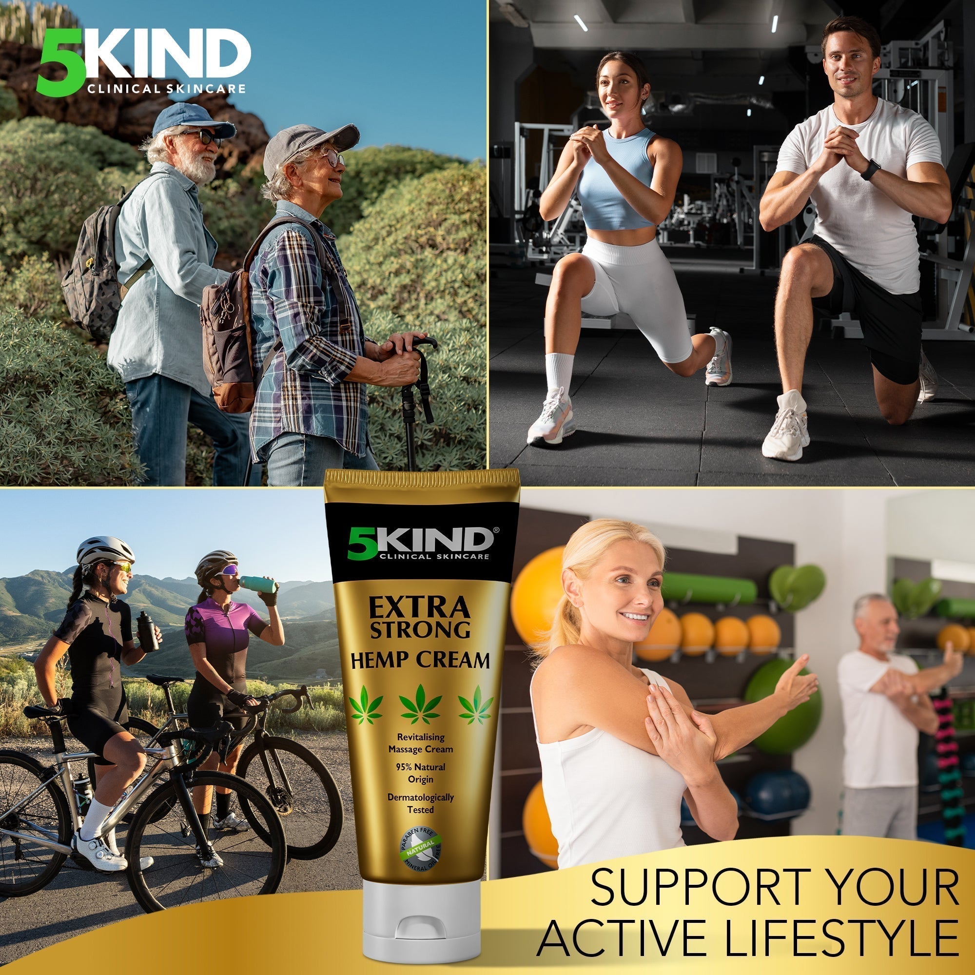 Stay Active and Recover Faster: How 5Kind Hemp Gels Support Your Active Lifestyle