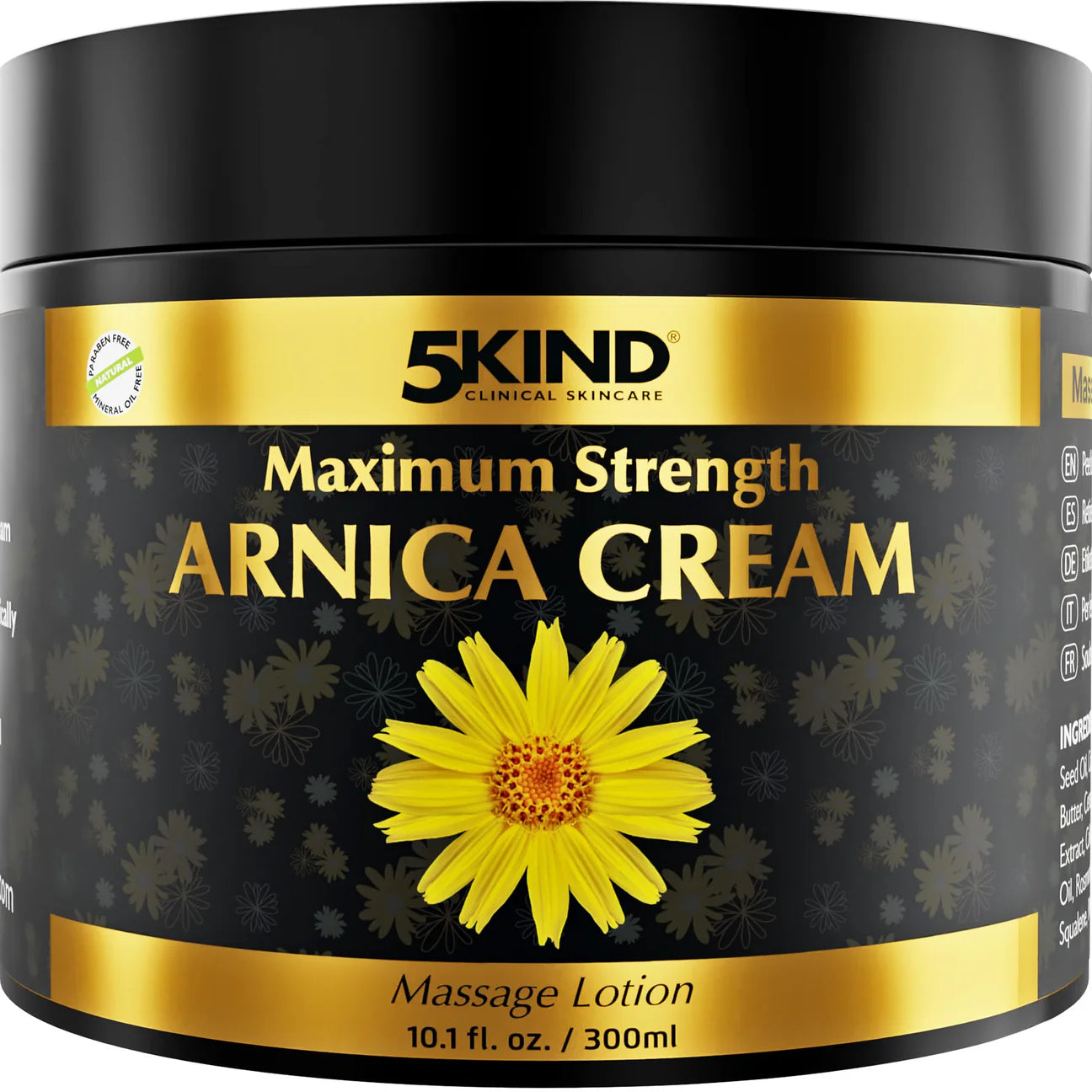 Arnica Cream for Bruises: A Natural Solution for a Common Problem-New 300ml Tub