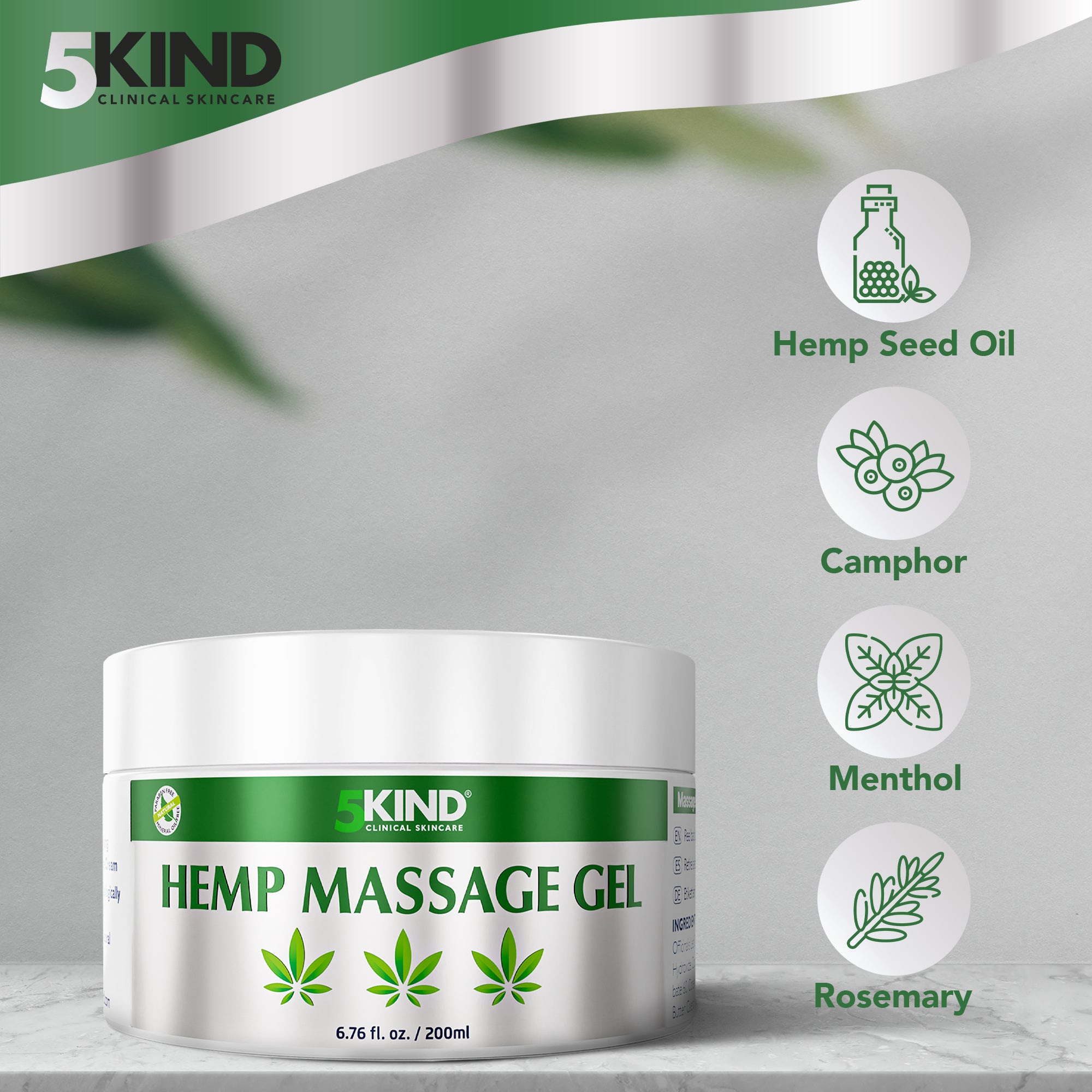 5kind Hemp Active Gel 200ml