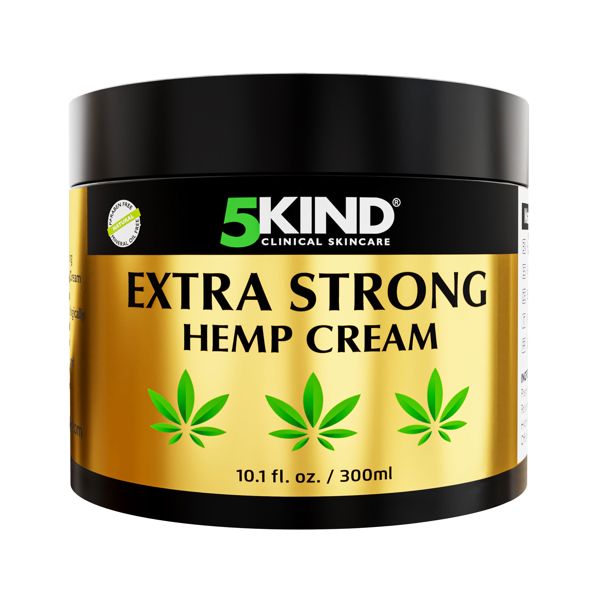 5Kind Extra Strong Hemp Cream 300ml – 5kind - Clinical Skincare